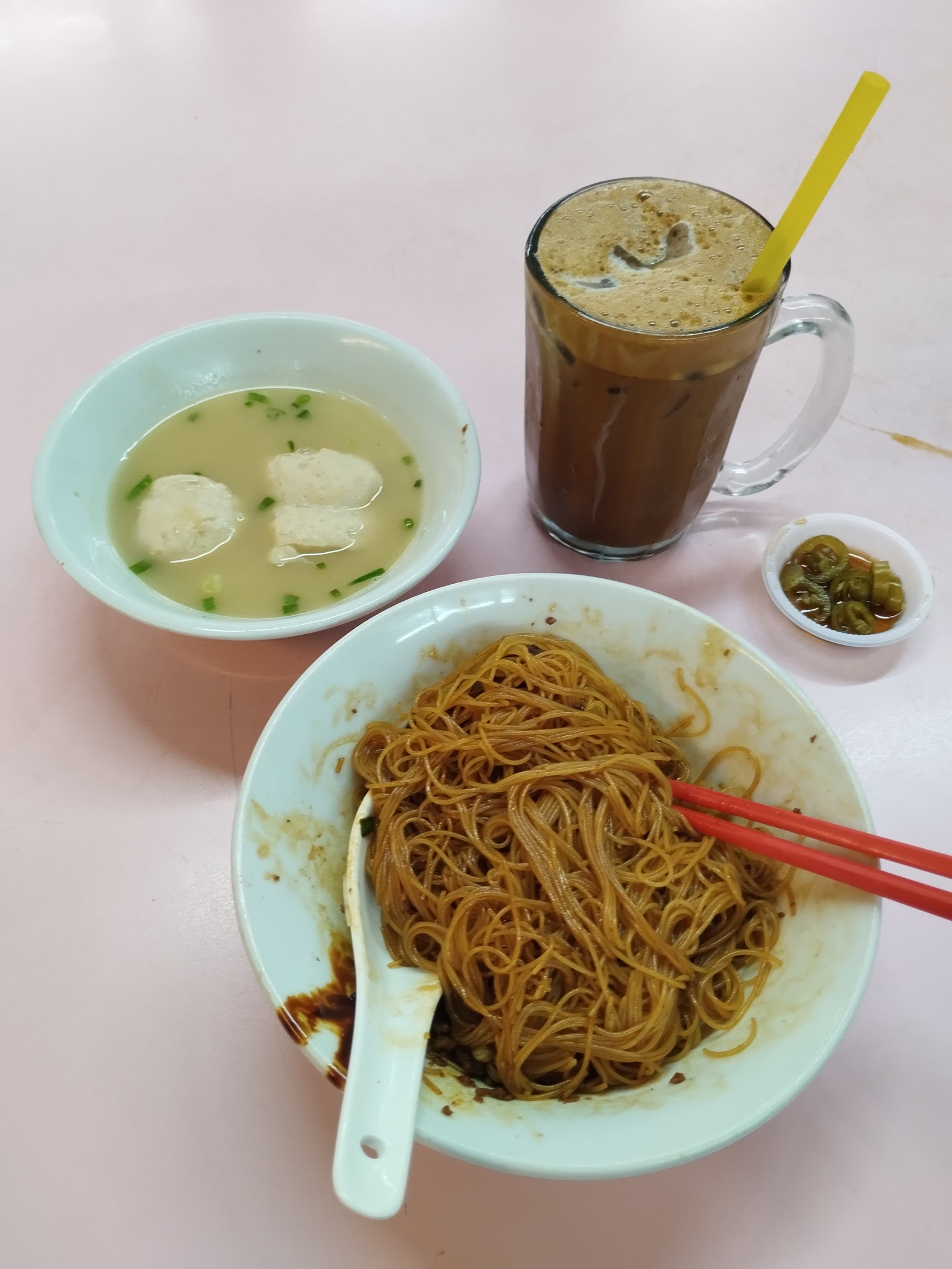 鱼滑粉 Fish Paste Noodle